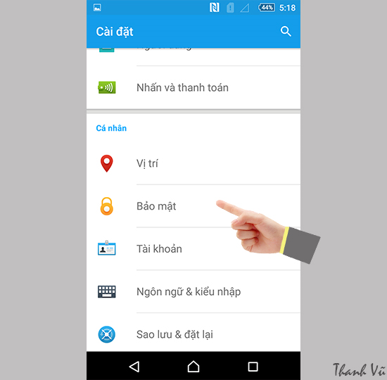 Huong dan dinh vi dien thoai Sony Xperia M5 Single Sim 2